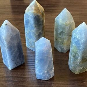 Blue Celestite Gemstone tower